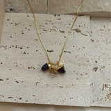 3 Gemstone Zodiac Necklace