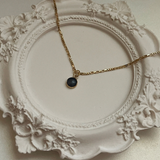 Midnight Blue Opal Necklace