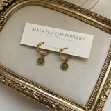 Hazel Charm Hoops