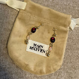 Garnet & Opal Dangle Earrings