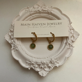 Hazel Charm Hoops
