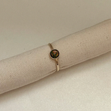 Black Ethiopian Opal Ring - Size 8
