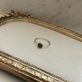 Black Ethiopian Opal Ring - Size 8