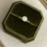 Rose Cut Opal Ring - Size 8