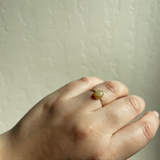 Natural Opal Oval Ring Size 8