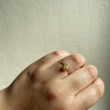 Natural Opal Oval Ring Size 8
