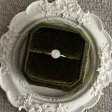 Rose Cut Opal Ring - Size 8