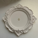 Tiny Opal Heart Charm 1