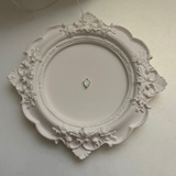 Tiny Opal Heart Charm 2