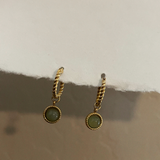 Hazel Charm Hoops