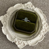 Blue Australian Opal Ring - Size 7