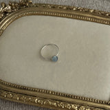 Blue Australian Opal Ring - Size 7