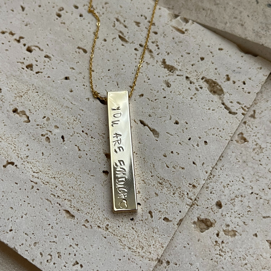 Personalized Quote Necklace