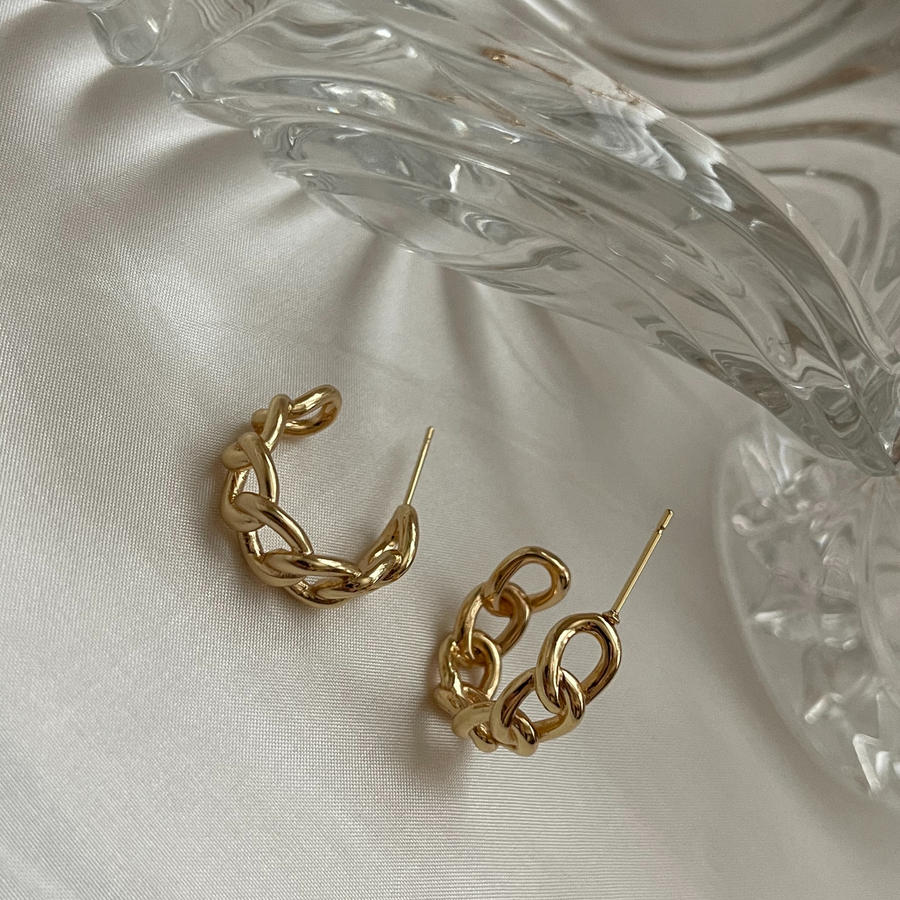 Cataleya Hoop Earrings