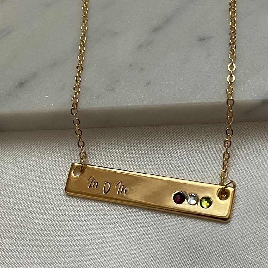 Custom Mama Bear Necklace, Personalized Bear Name Bar Jewelry, Daughte –  Anavia Jewelry & Gift