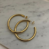 Zahra-Rose Hoop Earrings
